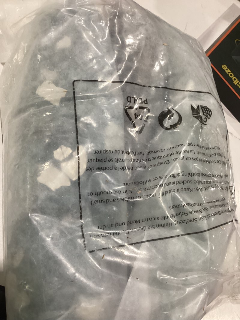 Condition photo showing New/Like New for skyflame 10-pound blended fire glass for fire pit fireplace landscaping, 1/2 inch aqua blue, platinum, copper reflective 1/2" aqua blue, platinum, copper
