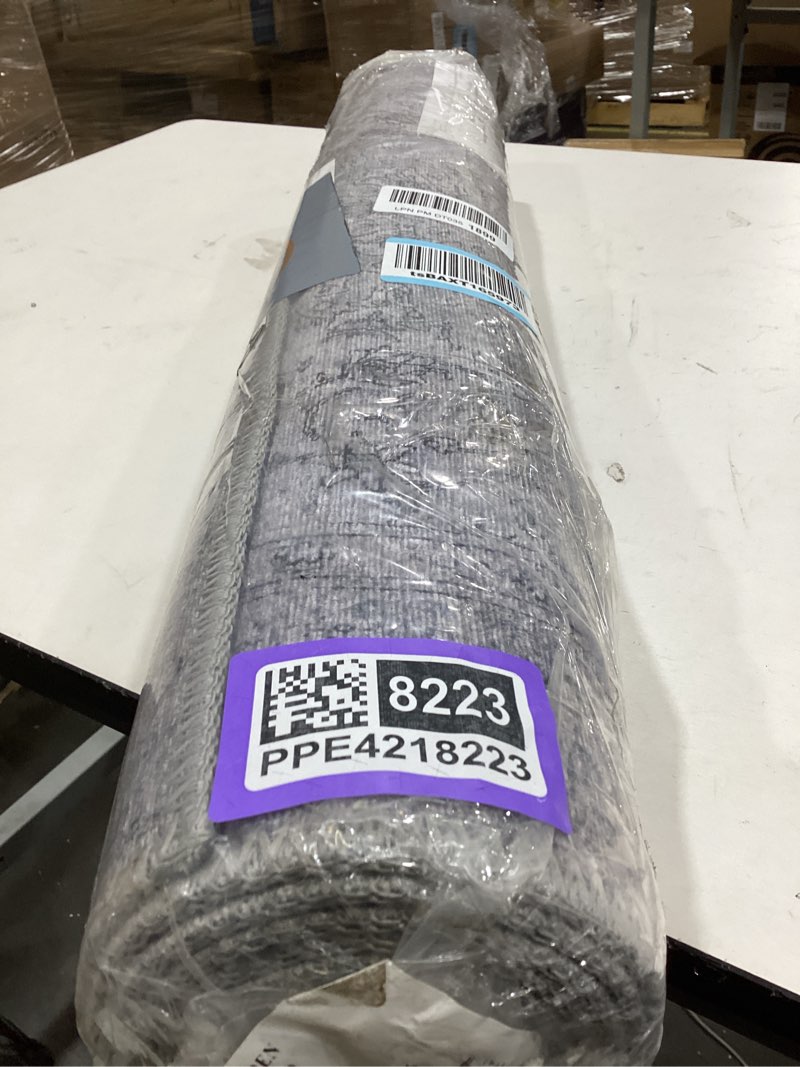 Condition photo showing Good Condition for loloi loren collection lq-09 slate 2'-6" x 7'-6" runner rug slate 2'6" x 7'6" (rectangular)