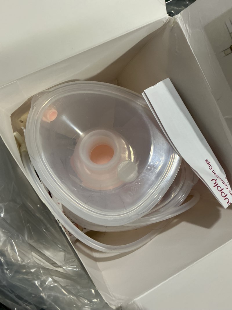 Condition photo showing Good Condition for nenesupply handsfree wearable breast milk collection cups compatible with spectra s1 s2 baby buddha momcozy v1 lansinoh pumps 24mm silicone flanges replacement for spectra pump parts 19mm 21mm inserts 24mm handfree collection cup