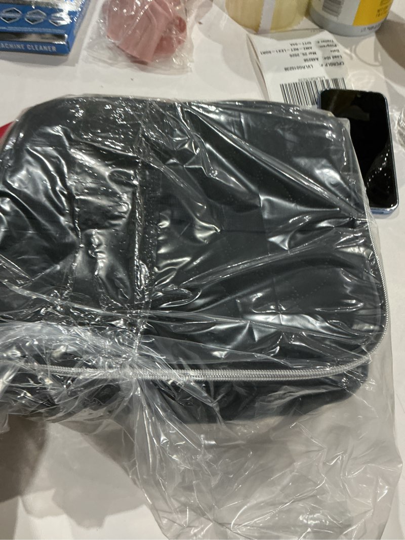 Condition photo showing Good Condition for dreamgenius nail polish organizer case holds 42 bottles, portable double-layer nail polish storage bag with adjustable dividers for manicure tools, black