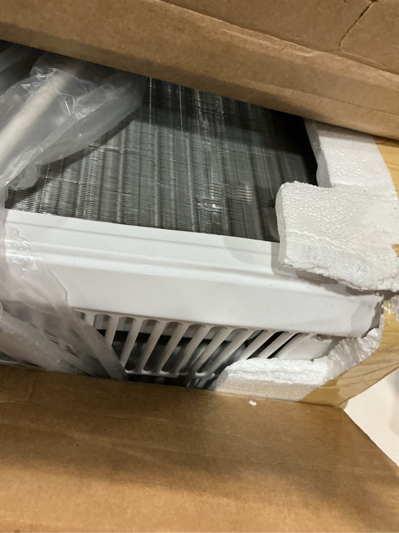 Condition photo showing Good Condition for amazon basics 5000-btu small window air conditioner, up to 150 sqf, window ac units with cool and fan functions, washable filter, adjustable window kit, intuitive mechanical controls, white white 5000 btu