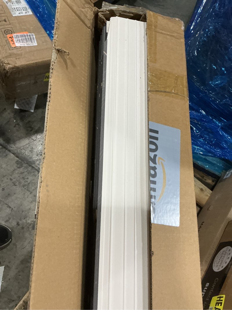 Condition photo showing Good Condition for Art3d 8-Pack WPC Slat Panel for Interior Decor, Decorative Fluted Accent Wall Covering for Living Room Bedroom TV Background Office, 96 x 6 Inch - Granite 96*6 Granite 8