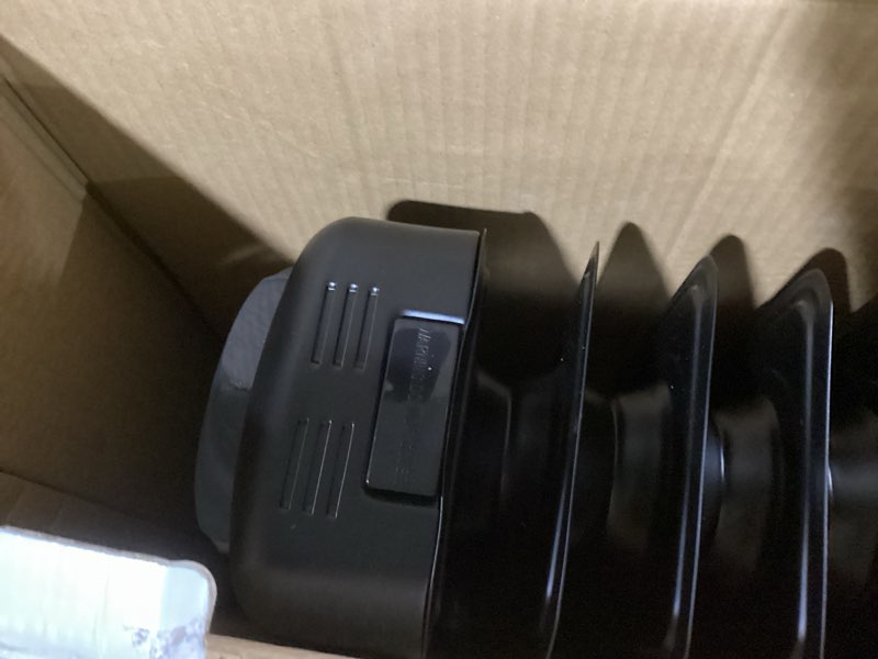 Condition photo showing Good Condition for Amazon Basics Portable Oil Radiator Heater for Indoor Use, 3 Heat Settings, Over-Heat Protection, ETL-certified Safety, 7 Oil-Filled Steel Fins, 1500W, 11"D x 14.8"W x 25.2"H, Black