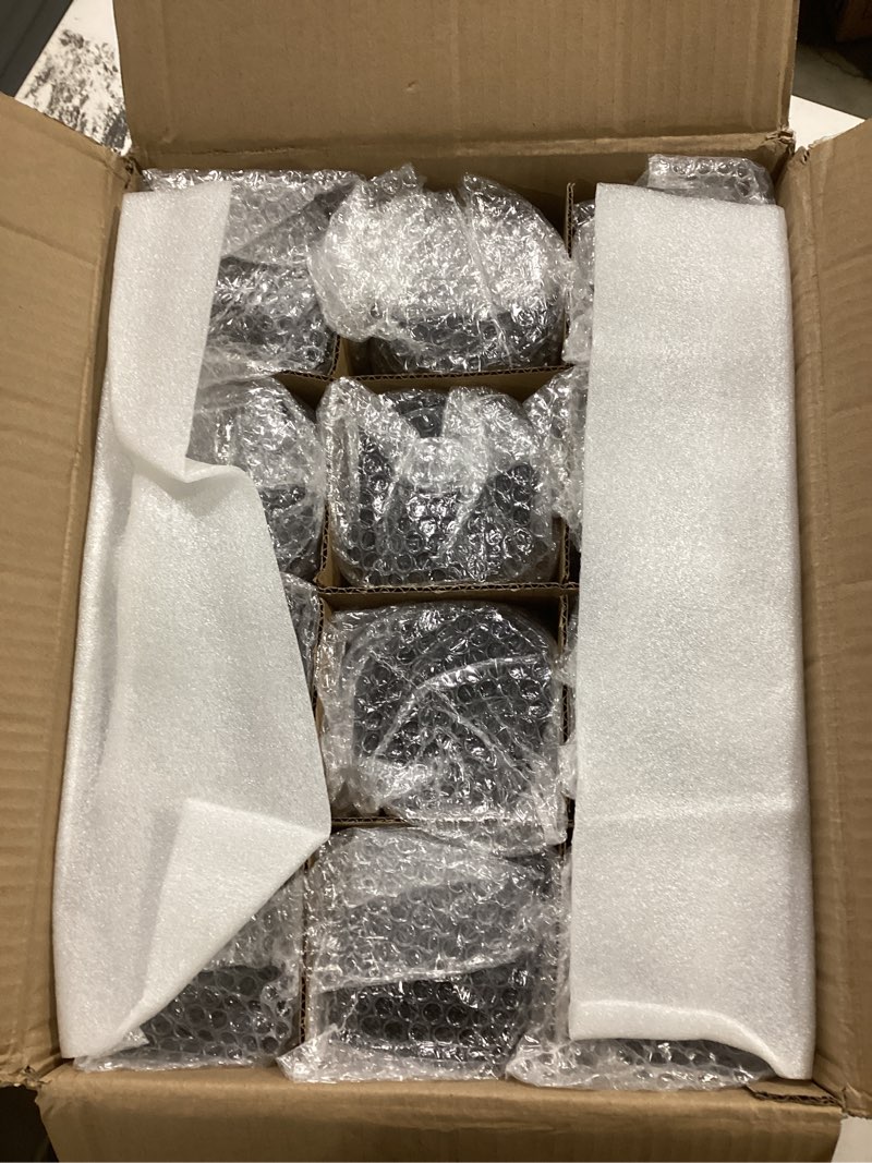 Condition photo showing As Is for Norme 24 Pieces 16 oz Glass Jars with Lids Empty Storage Containers Leakproof Candle Jars Round Cosmetic Jars for Storing Lotions Powder Ointments Candle Making (Amber)