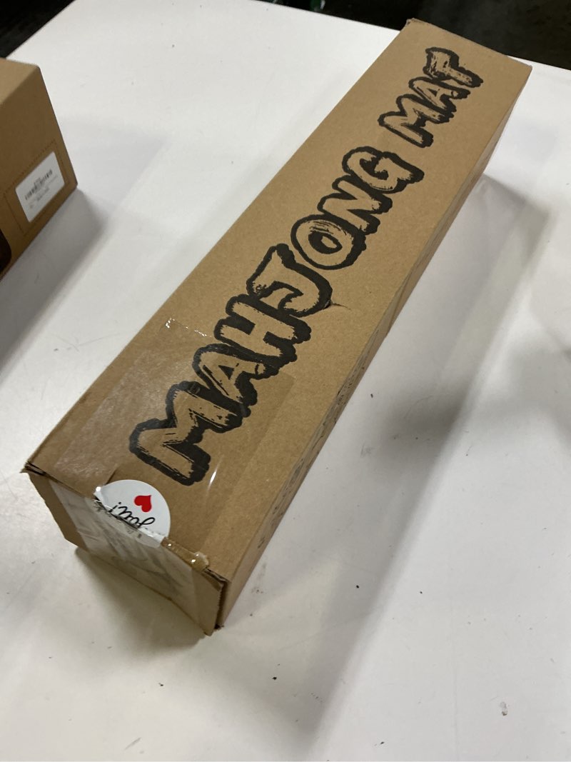 Condition photo showing New/Like New for Newoh Mahjong Mat for Table, 32x32 Inch Neoprene Mahjong Table Cover with Rules, Non-Slip & Noise Reduction Portable Gaming Mat for Poker, Board Games, Cards, Tiles & Dominoes (Green)