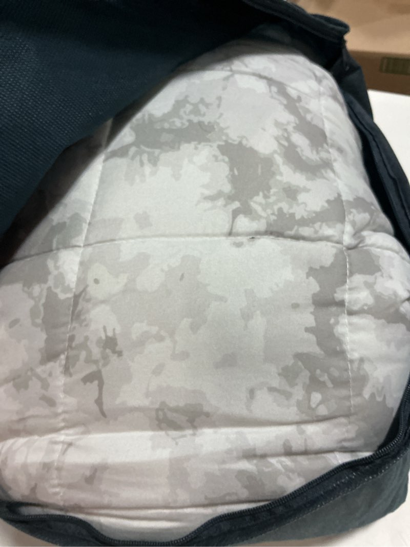 Condition photo showing Good Condition for Topcee Weighted Blanket for Adults (20 lbs, 60" x 80") Queen Size Soft Cooling Heavy Blanket Sleeping, Apply to 190-210 lbs Body, Thick Breathable Blanket with Glass Bead, Easy Care 16-tie-dye Grey 60"×80"-20lbs