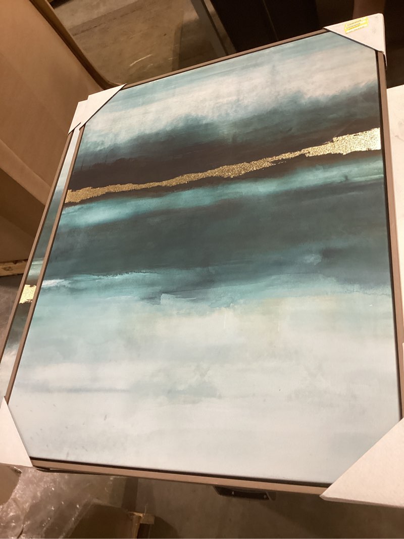 Condition photo showing Good Condition for 24"x30" jewel tone abstract canvas framed art - threshold™