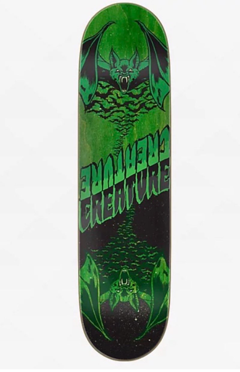 Creature Fiend Twin Bat 7 Ply Birch 8.20in x 32.00in Skateboard Decks