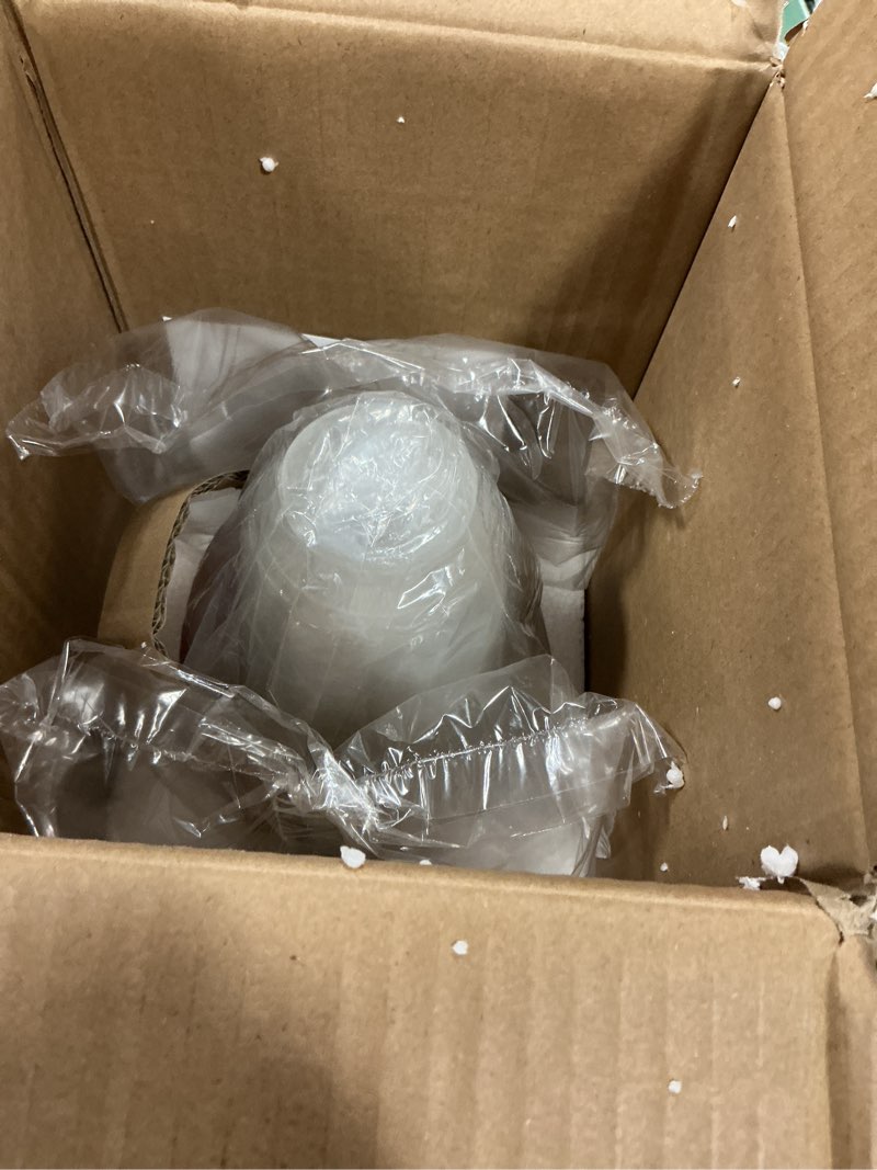 Condition photo showing Good Condition for Aspen Creative 23029-4A Transitional Style Replacement Bell Shaped Alabaster Glass Shade, 2-1/8" Fit