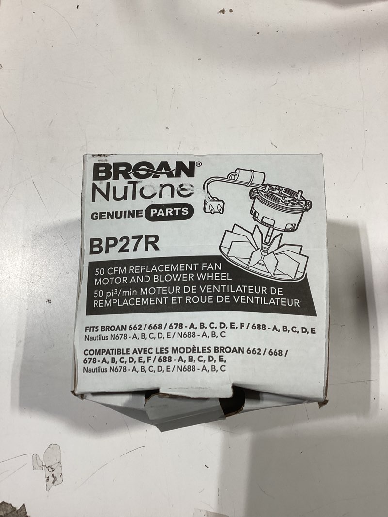 Condition photo showing Good Condition for Broan-NuTone Metal Replacement Bath Fan Motor