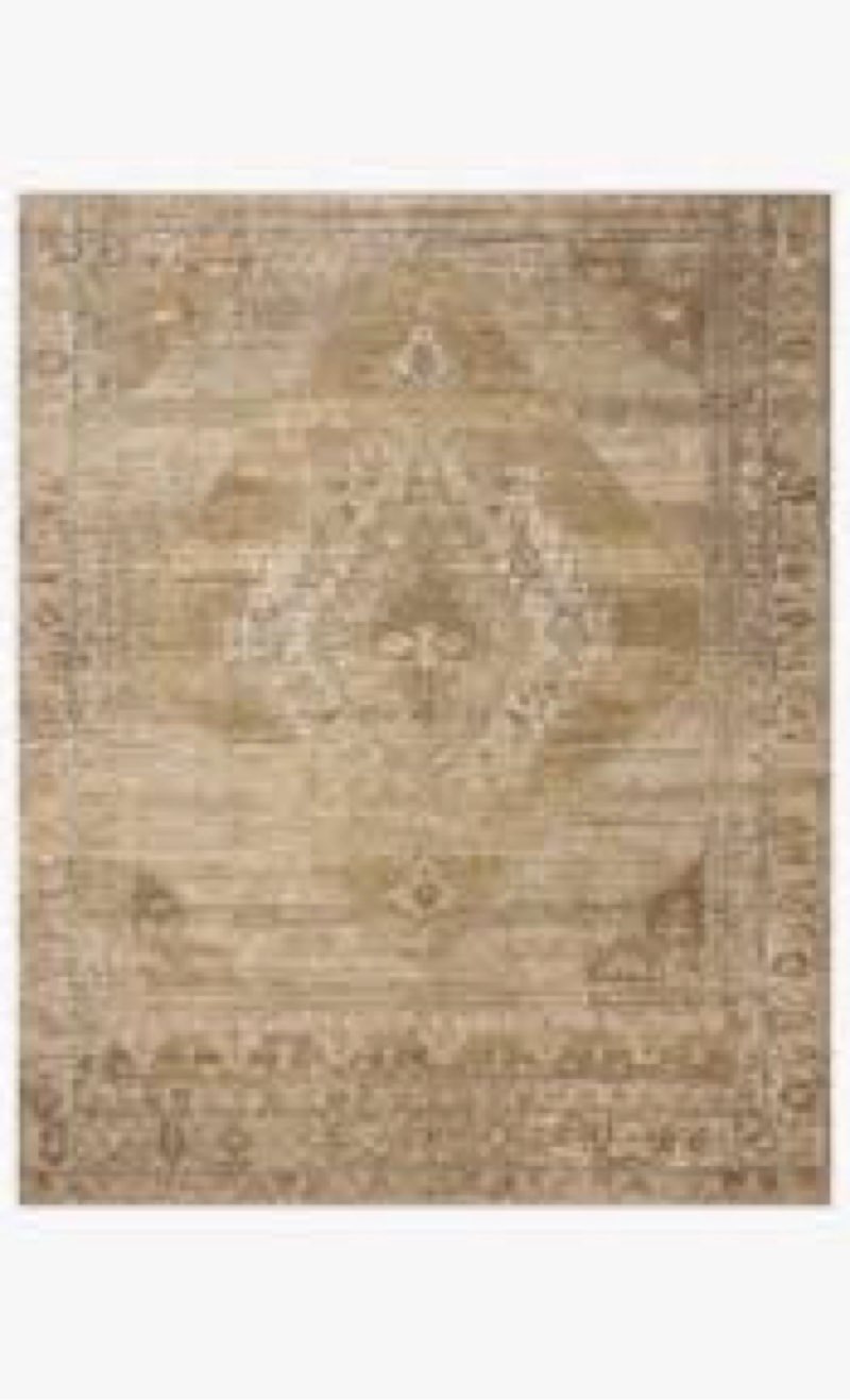 Loloi Amber Lewis Cambria Collection CBR-01 Ash/Bark 2'-3" x 3'-9" Accent Rug Jute, Neutral, Vintage