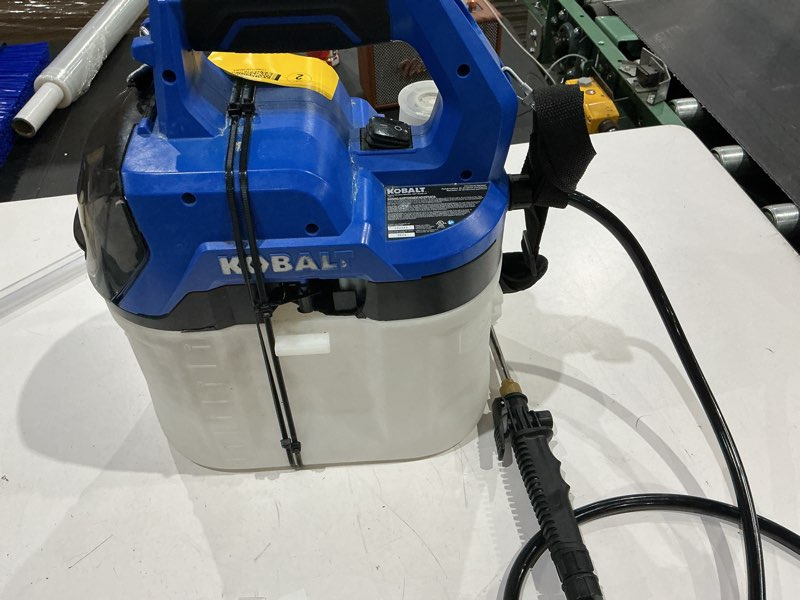 kobalt 2.11-gallon 24-volt battery operated plastic handheld sprayer