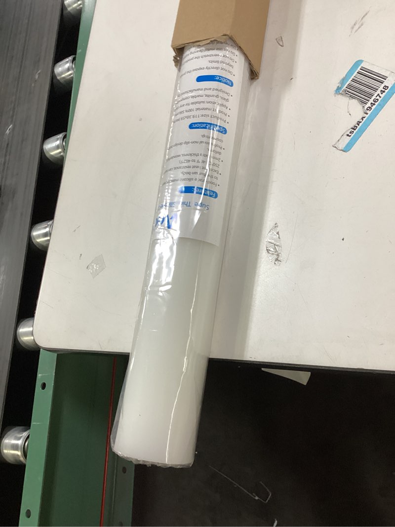 Condition photo showing New/Like New for AECHY Silicone Mats for Kitchen Counter 47"x23.6"x0.08”, Largest Heat Resistant Mat Shipped Rolled Up Kitchen Island Silicone Countertop Protector Mat Nonslip Extra Large Counter Mat, Translucent 47"L x 23.6"W Translucent