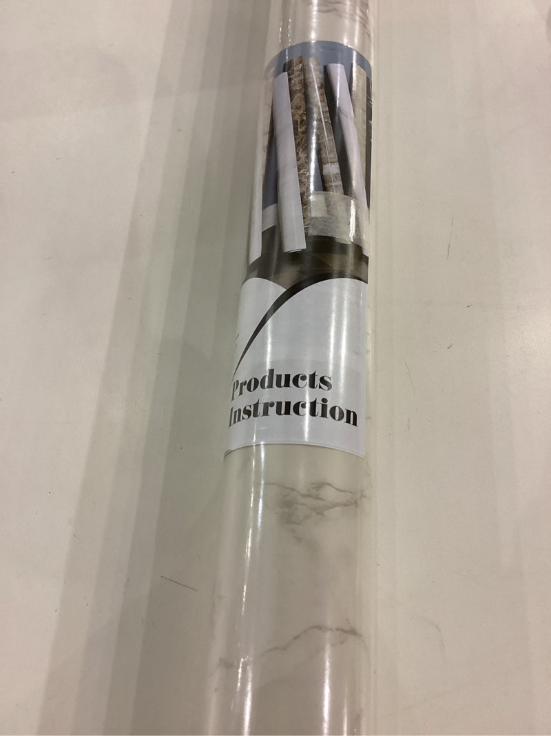 LACHEERY 160 x 24 inch White Marble Contact Paper for Countertops Waterproof Extra Thick Vinyl Conta