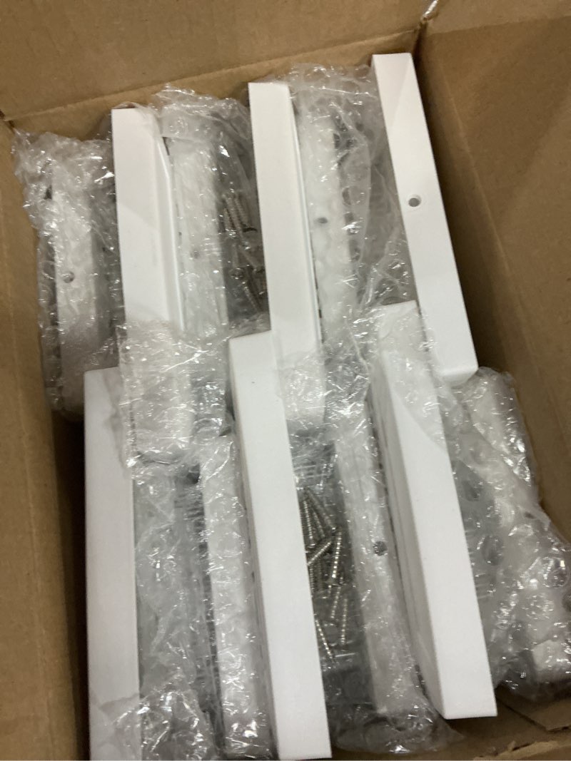 Condition photo showing New/Like New for aponuo 6 pack solar post cap lights rgb color changing - 8 solid colors & flowing multicolor, ip65 waterproof for 4x4 wood/vinyl posts, auto on/off deck fence patio garden lighting, white white 6 pack