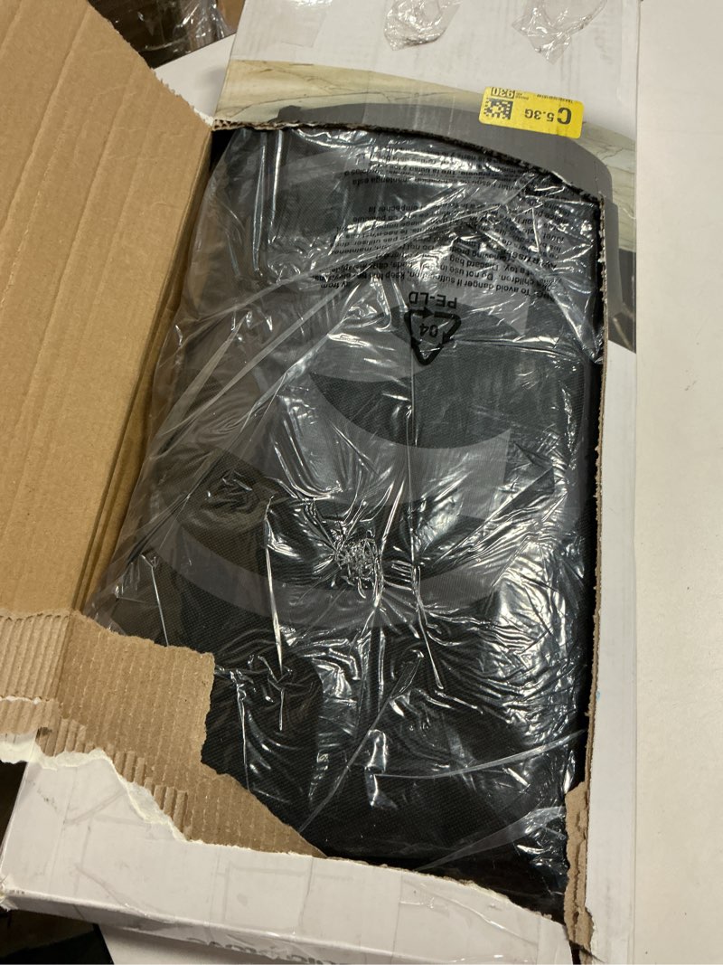 Condition photo showing Good Condition for solo stove surround shelter small | protective cover for fire pit surround table, weather-resistant, solution dyed acrylic/ pvc backing/ aluminum support stays, dims (hxdia): 20.8 x 42.5 in, black small (20.8x42.5)