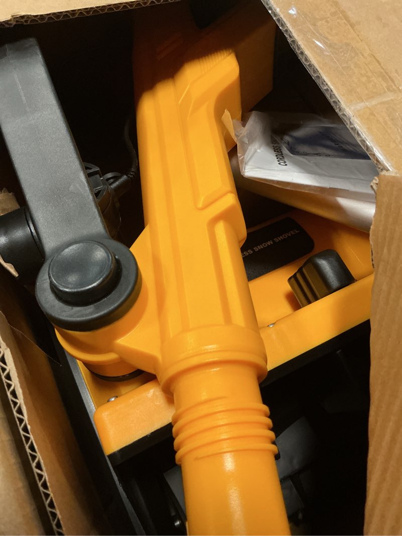 Condition photo showing New/Like New for Cordless Snow Shovel Compatible with Dewalt 20V Max Battery(NO Battery), 12'' Electric Snow Shovel with LED Lights & Adjustable Chute, Lightweight Battery Snow Blower for Driveway, Sidewalks