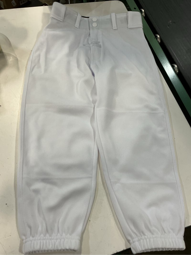 Condition photo showing Good Condition for franklin sports youth knicker style baseball + softball pants, white, youth medium