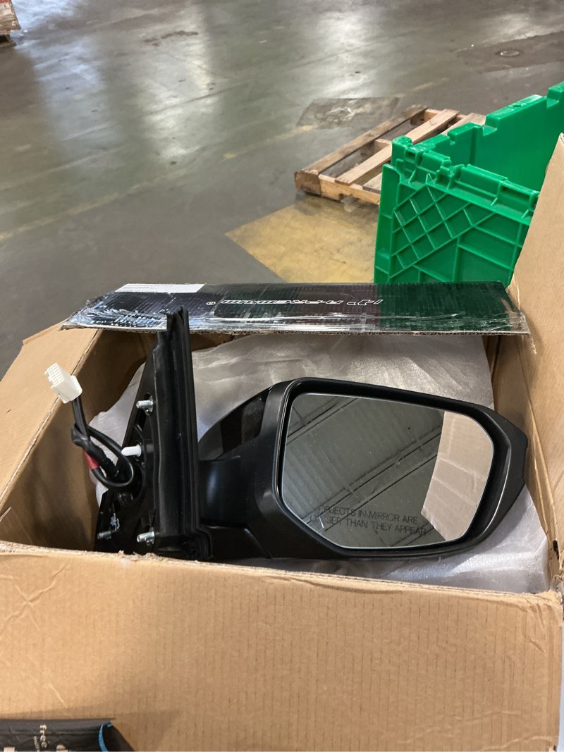 Condition photo showing Good Condition for A-Premium Passenger Side Power Door Mirror - Compatible with Ram 1500 2014-2018, 1500 Classic 2019-2022, 2500 2013-2018 - Heated Manual Folding Textured Black - Replace# 55372066AS