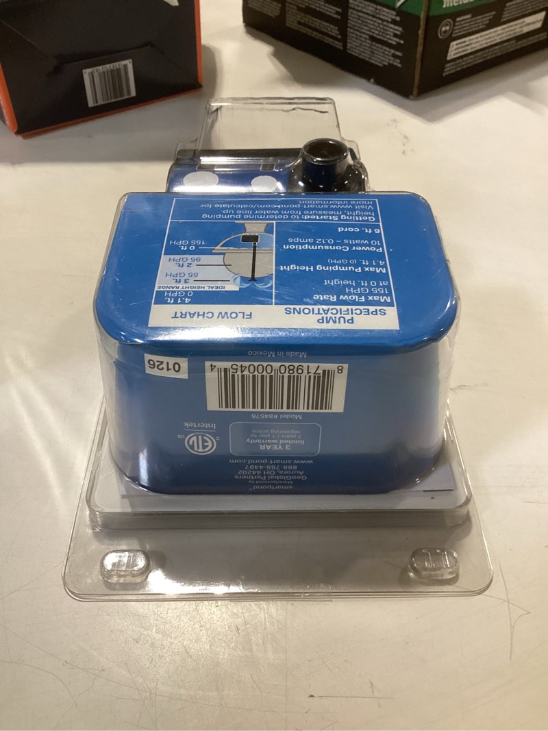 Condition photo showing Good Condition for smartpond low water shut-off 155-gph submersible corded electric fountain pump