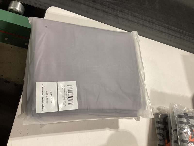 Grounding Sheet, Full Size Grounding Flat Sheet with Silver Fiber Grounded Bed Sheet Earth Product f