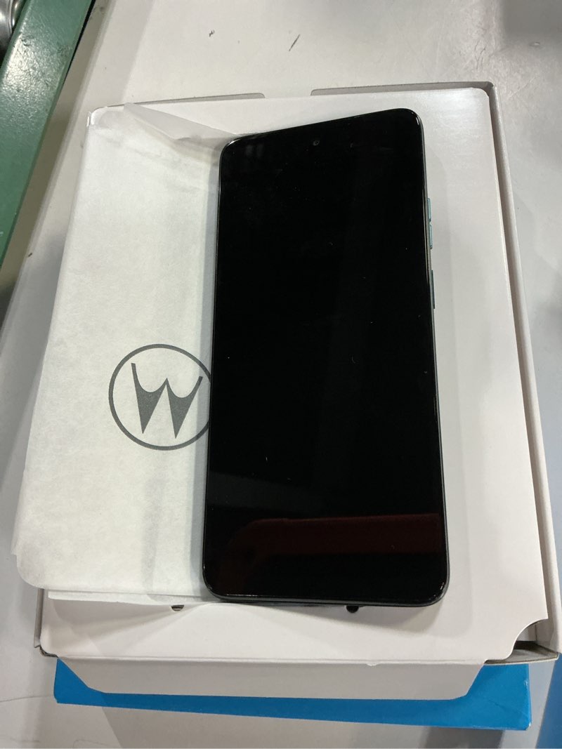 Condition photo showing Good Condition for at&t motorola moto g play 2026,64gb, pantone tapestry - prepaid smartphone[locked to at&t].    *** working condition verified. no network or connectivity tests were performed. bidder be advised ***