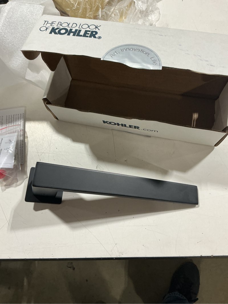 Condition photo showing Good Condition for kohler honesty® toilet tissue holder matte black