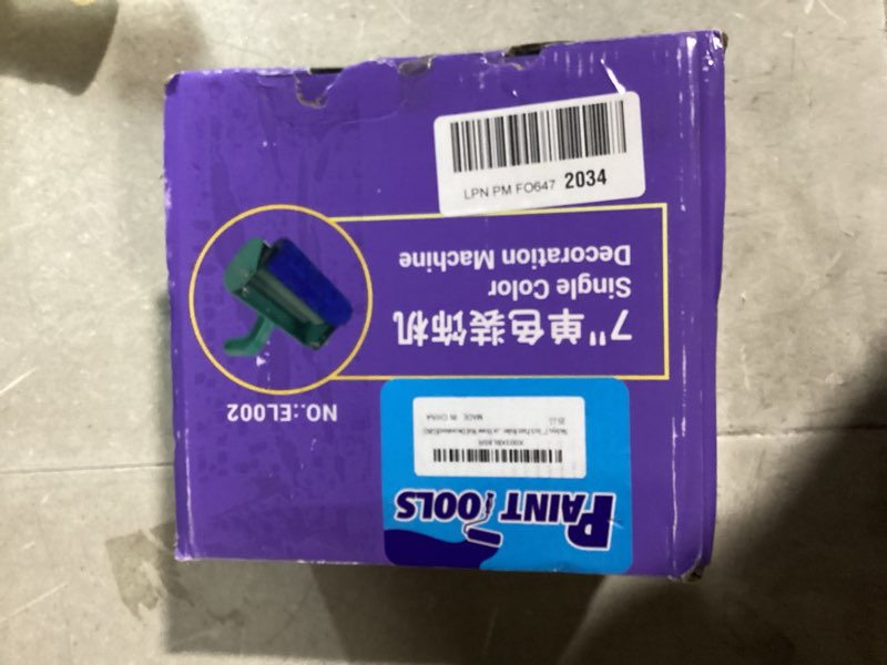 Condition photo showing Good Condition for 7'' Inch Paint Roller Decorative Single Color DIY Patterned Paint Roller Decorative Used for Home Wall Decoration(EL002)