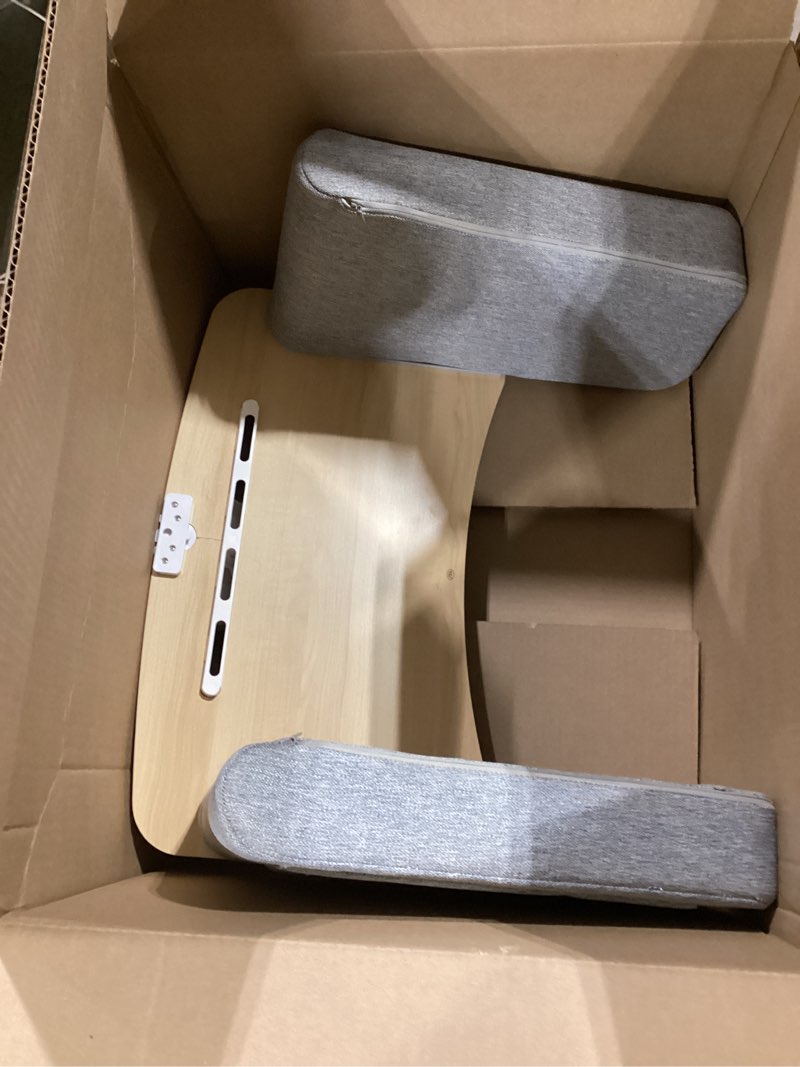 Condition photo showing Good Condition for lap desk for adults with arm rests,ergonomic laptop pillow stand for bed,couch,floor,large table for long hours work,eating,gaming,reading and writing,lap laptop desk for college dorm room