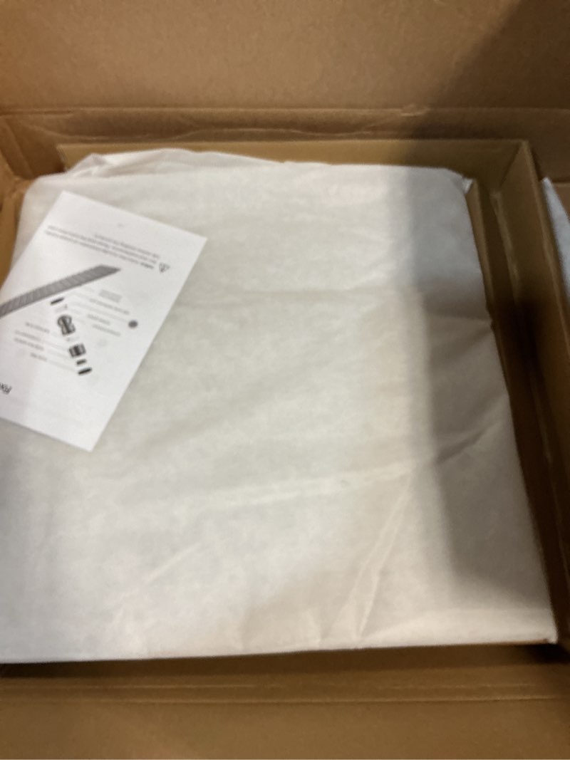 Condition photo showing New/Like New for 16 inch Brushed Nickel Large Rain Shower Head - All Metal 304 Stainless Steel, Full Body Rainfall Shower with 324 Silicone Nozzles - Waterfall Bathroom Square Showerheads, Ceiling Mounted 16 Inch Square Brushed Nickel