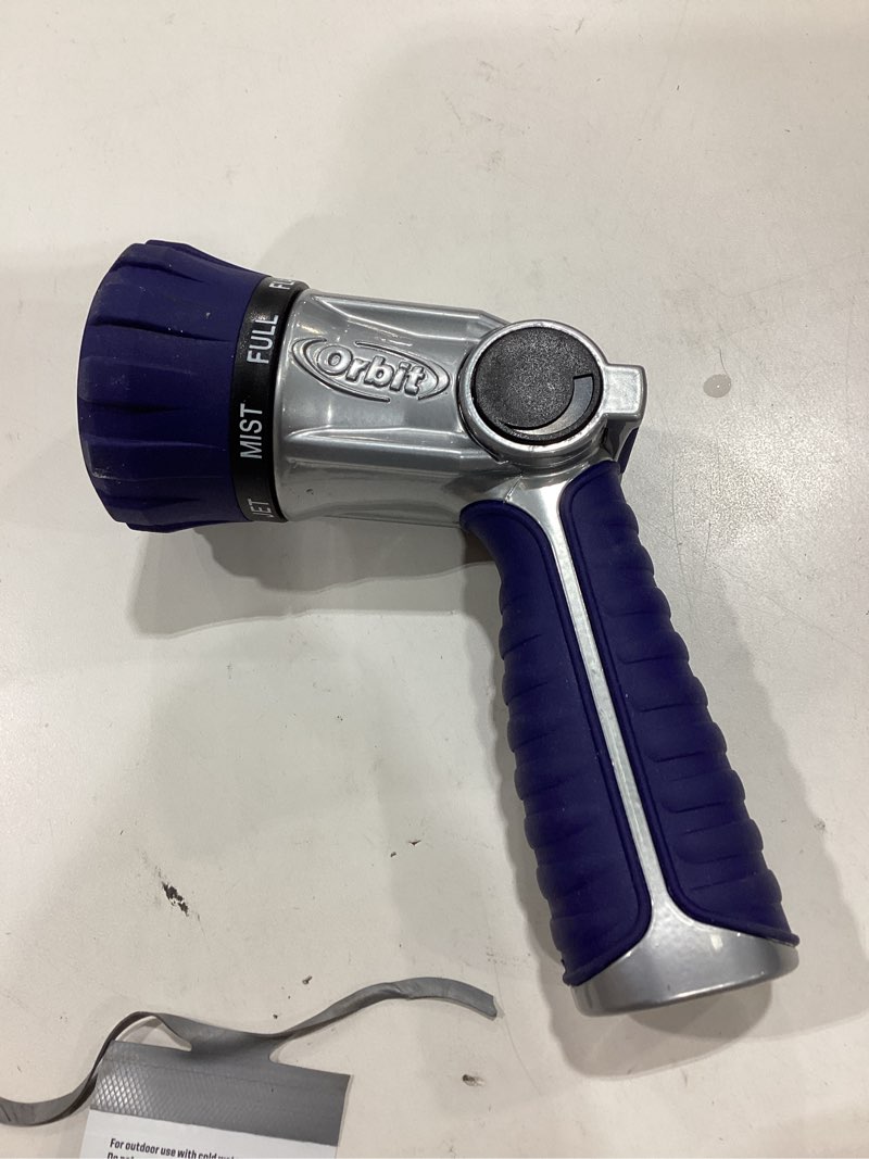 Condition photo showing As Is for orbit max 8-pattern nozzle