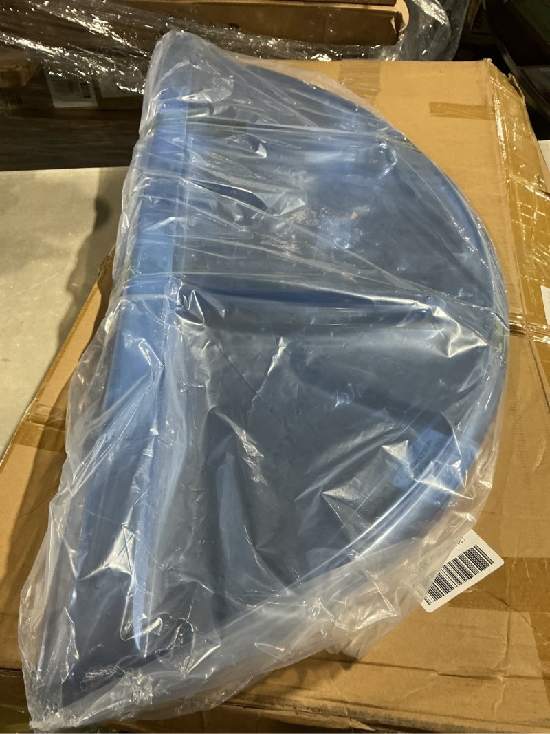 Condition photo showing Good Condition for 3 pcs basement window well covers 39\" x 17\" x 2.5\" round flat outside plastic egress window well cover for snow rain weather against outdoor use 39\" x 17\" x 2.5\" classic 6
