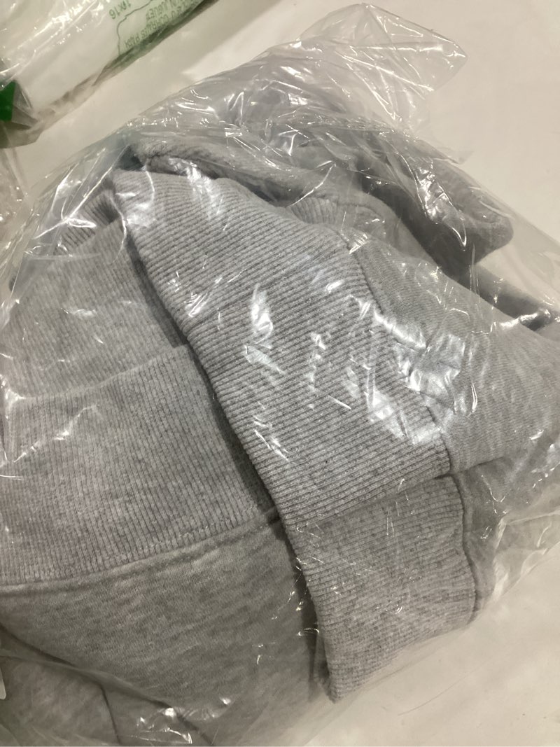 Condition photo showing Good Condition for Trendy Queen Womens Oversized Sweatshirts Turtleneck Pullover Long Sleeve Hoodies Tops Fall Fashion Outfits 2026 Clothes Large Grey