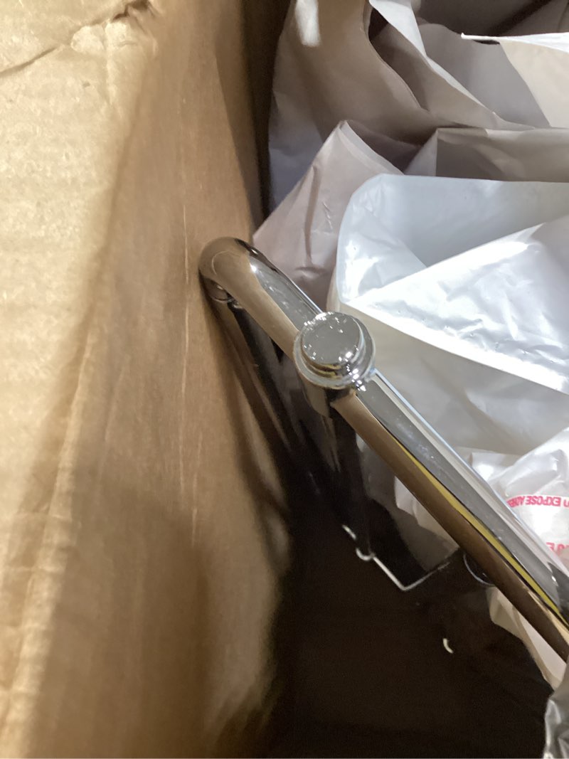Condition photo showing Good Condition for moen chrome iso 24-inch wide bathroom hotel-style towel shelf with towel bar, dn0794ch