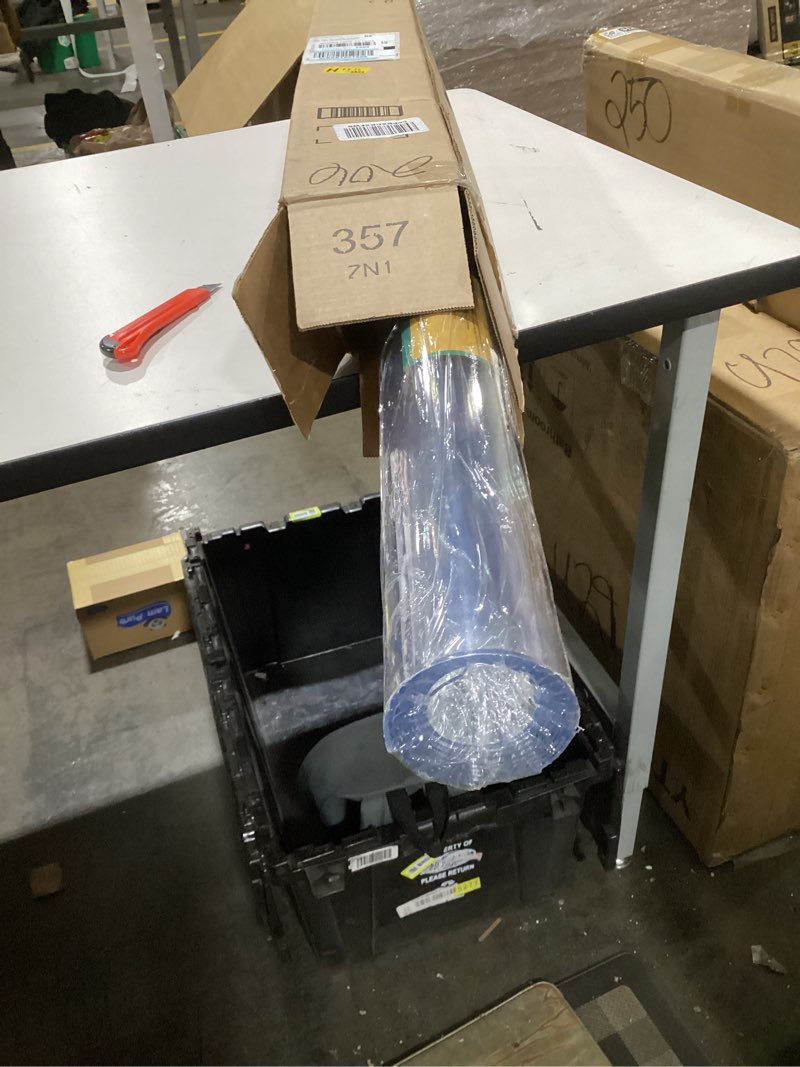 Eisdroma 36 x 76 Inch Clear Table Cover Protector, 2mm Thick Clear Table Protector for Dining Room T