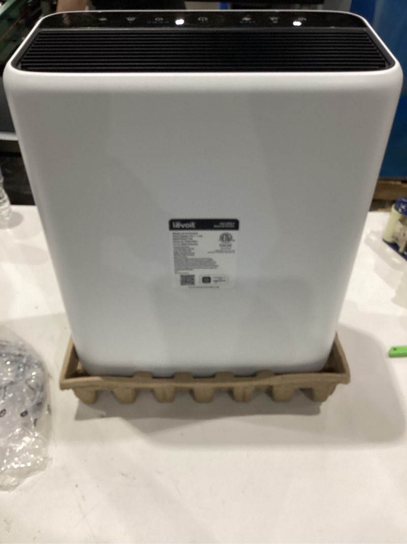 Condition photo showing Good Condition for levoit air purifiers for home large room up to 1875 ft² with washable pre-filter, aham verifide, air quality monitor, hepa sleep mode for allergies, pet hair in bedroom, vital 200s-p, white