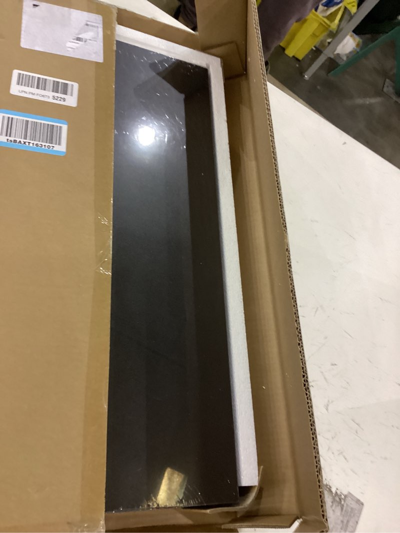 WELLAND 12" Deep Floating Wall Shelf, Black Floating Shelf Display Floating Shelf, 23.62" L x 11.81"