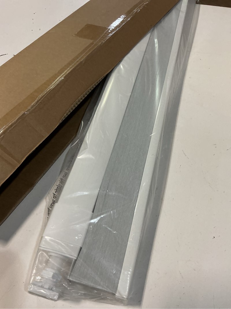 Condition photo showing New/Like New for lazblinds no tools no drill cordless cellular shades, blackout light blocking honeycomb shades for home, thermal insulation blinds for windows, 34" w x 64" h, white blackout-white 34" w x 64" h