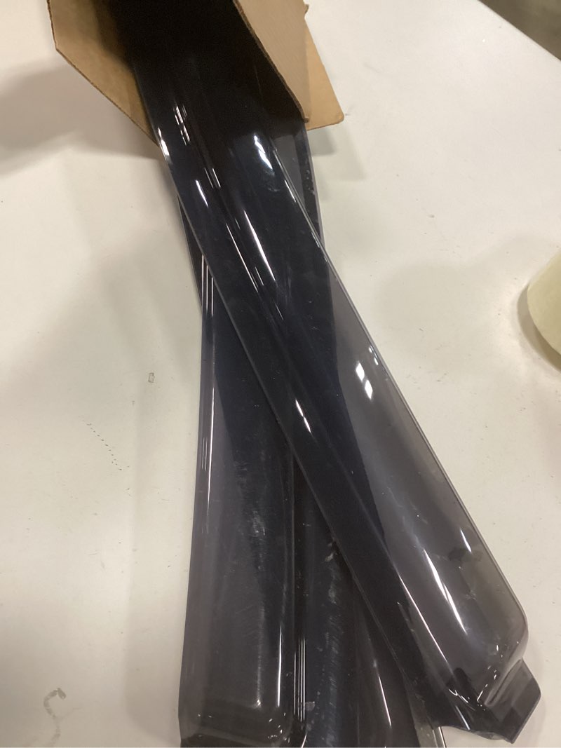 Condition photo showing As Is for Window Visors Rain Guards Shield for 2019-2026 Toyota Corolla Sedan, Out-Channel Window Vent Wind Deflectors Visors Shades for 19-26 Corolla Sedan