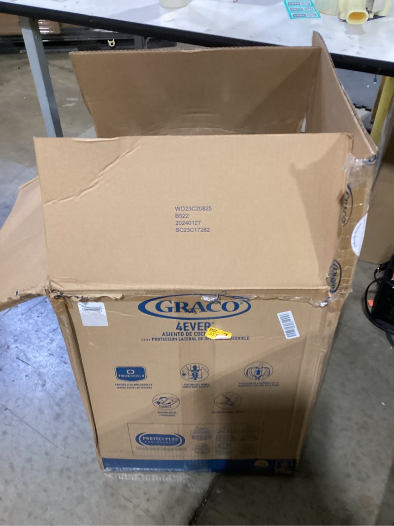 Condition photo showing Good Condition for Graco 4Ever 4 in 1 Car Seat, Featuring TrueShield Side Impact Technology, Adjustable Harness System, Ideal for Newborns, Infants, Toddlers & Kids 4-in-1 DLX Ion