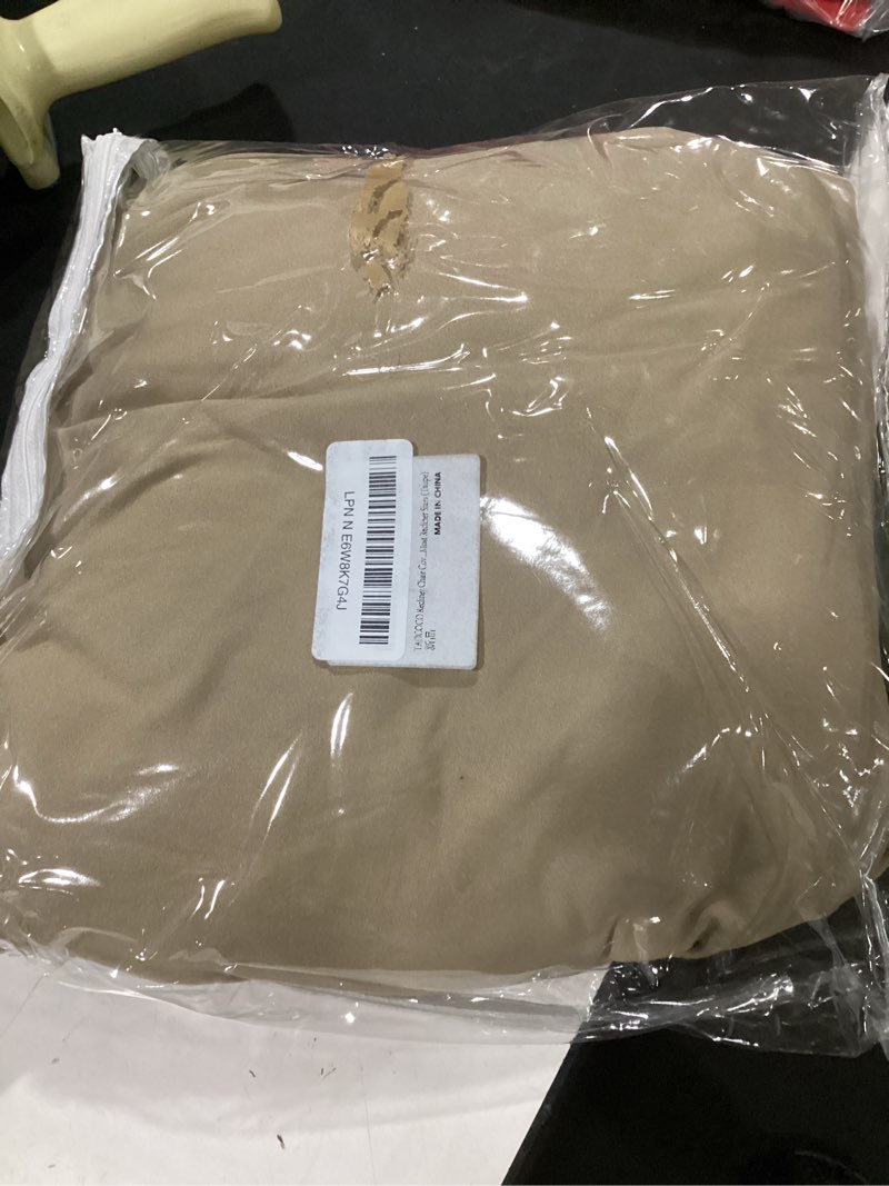 Condition photo showing As Is for taococo recliner chair covers stretch polyester fabric  for large recliners, soft, breathable and skin-friendly furniture protector - fits most recliner sizes (taupe) taupe 1 recliner chair cover