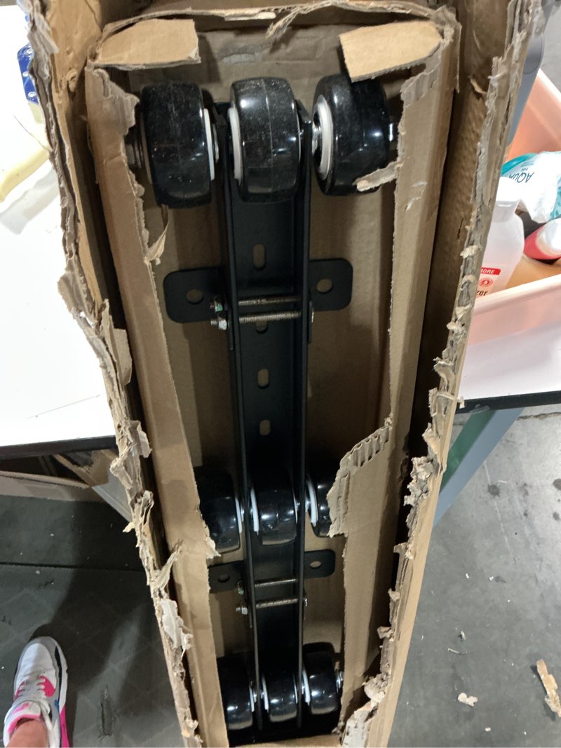 Condition photo showing As Is for heavy duty boat trailer roller,steel bottom support,withstand 2000 lbs boat storage trailer,trailer roller, heavy duty boat standsfor dinghy, sailboat ?47x2.36x2