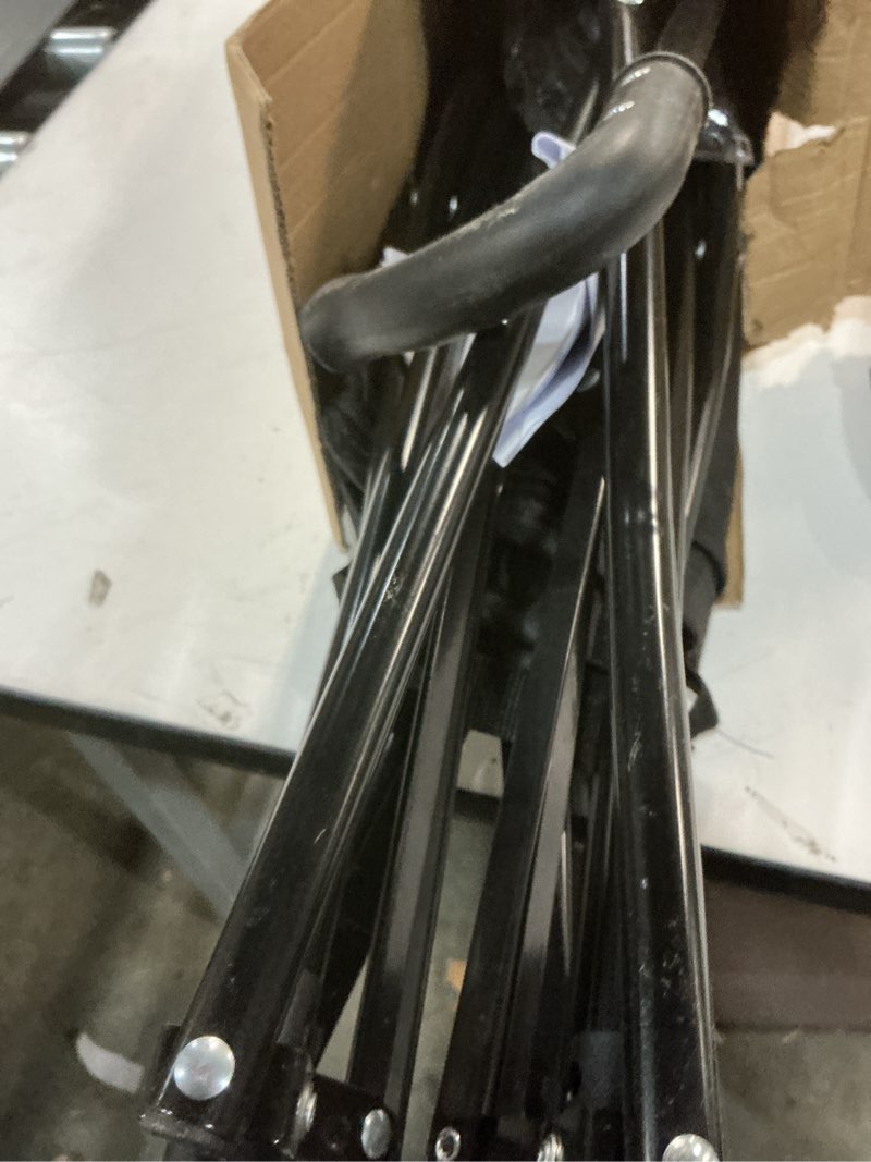 Condition photo showing Good Condition for Heavy-Duty 2-Tier Folding Shopping Cart with Wheels - Double-Layer Waterproof Grocery & Utility Wagon, Portable Design for Laundry, Storage and Transport, 150LB Capacity (Medium)