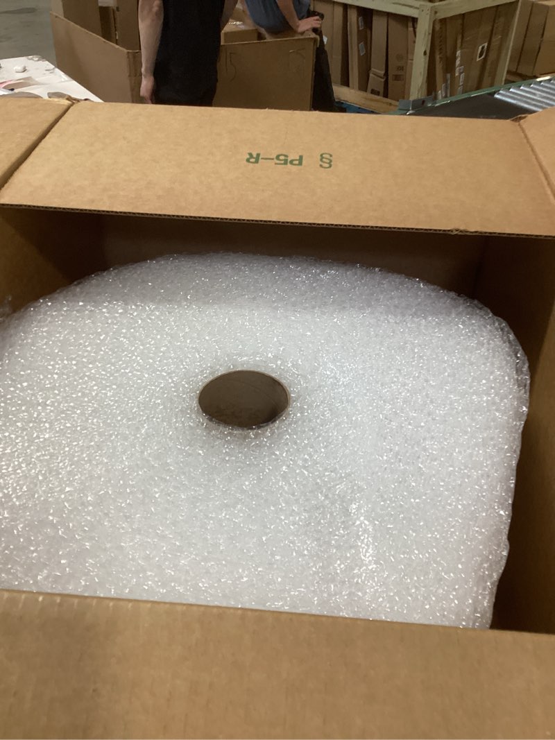 Condition photo showing Good Condition for amazon basics bubble wrap for moving, packing, shipping and storage, perforated protective cushioning for fragile items, 12-inch x 175-ft long roll, small 3/16", clear