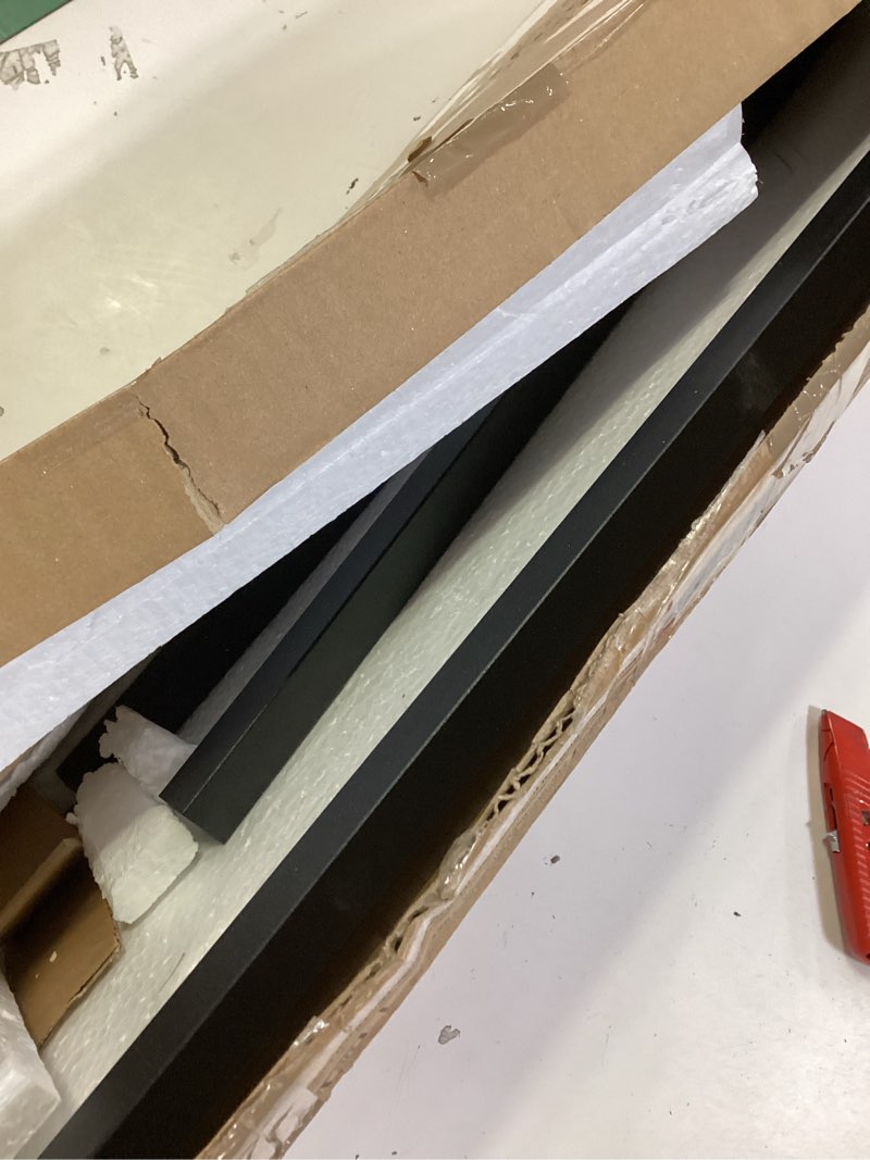 Condition photo showing Good Condition for Pipishell C Shaped End Table 27 inches High, Side Table for Couch Slide Under, C Table Sofa Side End Table for Living Room Brown 11.8D x 19.7W x 27.2H in