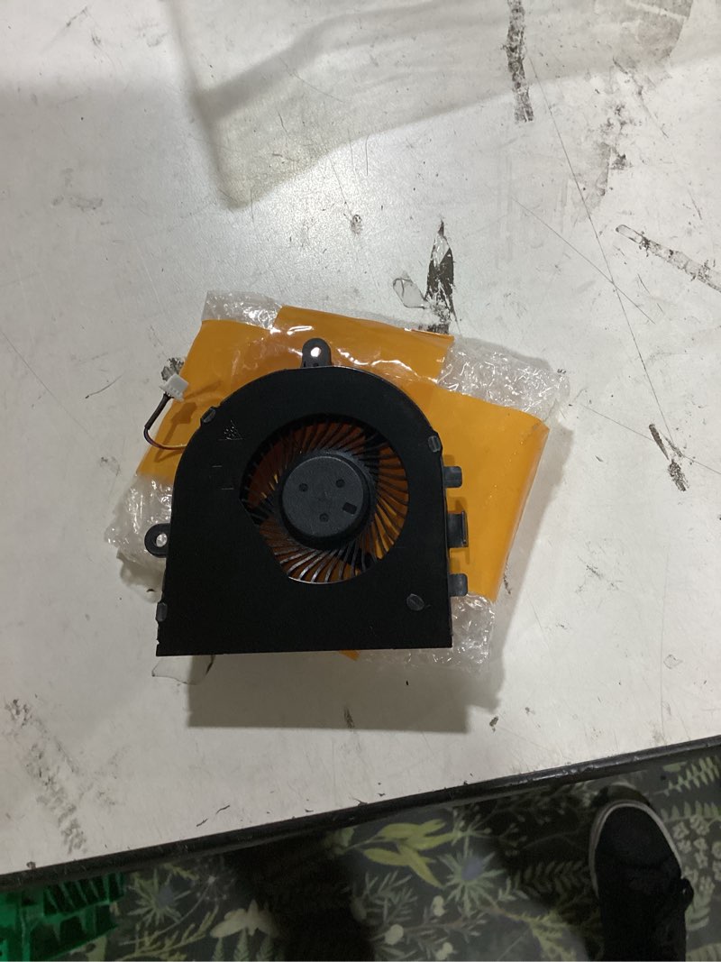 Condition photo showing As Is for cpu cooling fan for dell vostro 3480 / inspiron 3481 / latitude 3490, p/n: 0wygk2 dc28000klf0