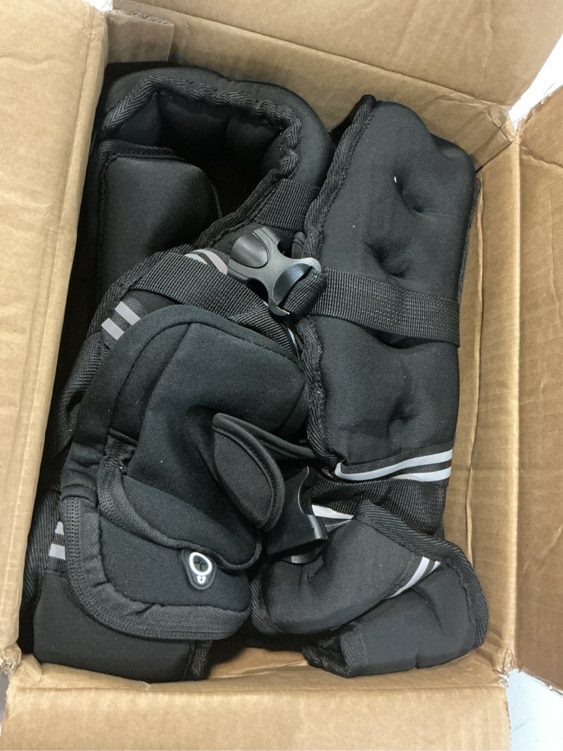 Condition photo showing Good Condition for zelus weighted vest, 6lb/8lb/12lb/16lb/20lb/25lb/30lb weight vest with reflective stripe for workout, strength training, running, fitness, muscle building, weight loss, weightlifting 16lb black