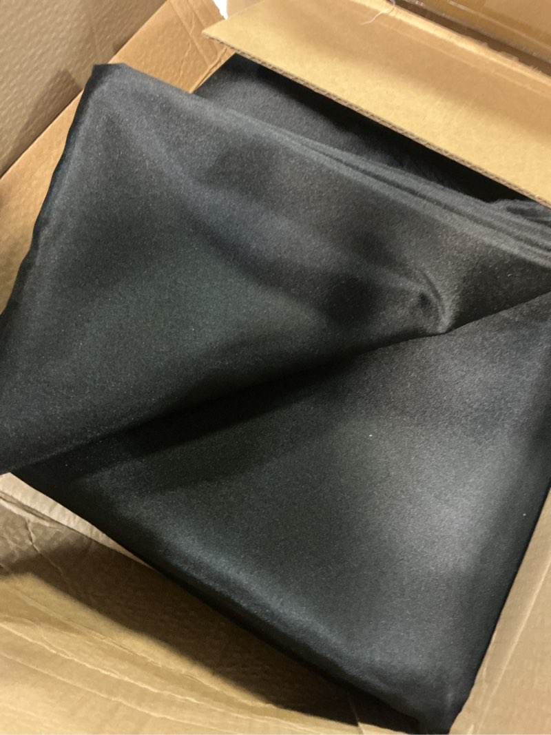 Condition photo showing New/Like New for sancua black rectangle tablecloths for 6 foot tables, 6 pack - washable polyester fabric table cloth for wedding party, birthday, banquet reception, 54x108 inch black 6 pack 54x108 inch