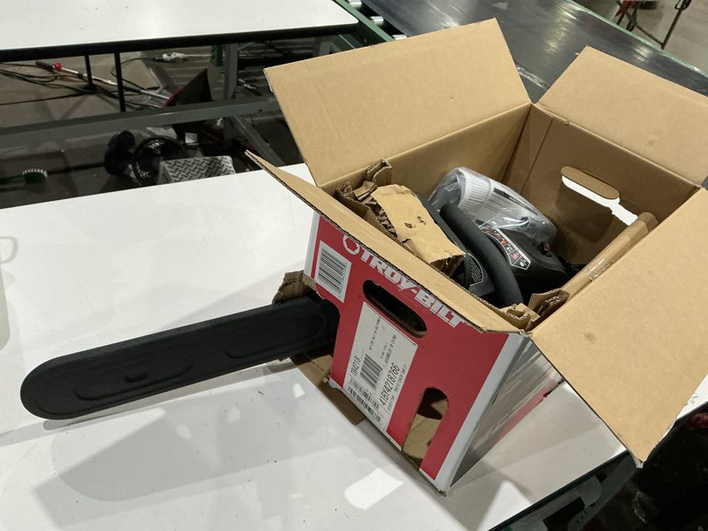 Condition photo showing As Is for troy-bilt tb4218 18 in. 42 cc gas chainsaw