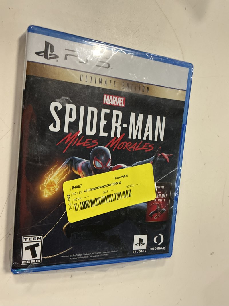Condition photo showing Good Condition for marvel's spider-man: mile morales ultimate edition – playstation 5